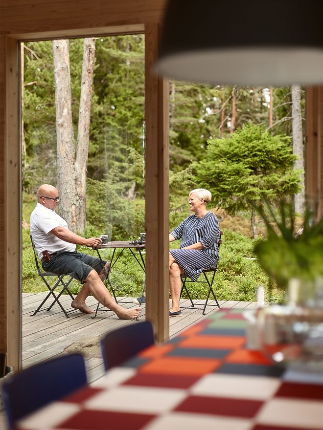 MInna Kemell-Kutvonen's summer cabin