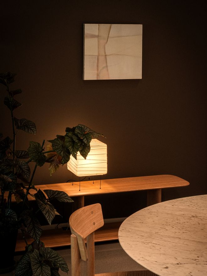 Onni Alanko’s painting at the Finnish Design Shop summer exhibition
