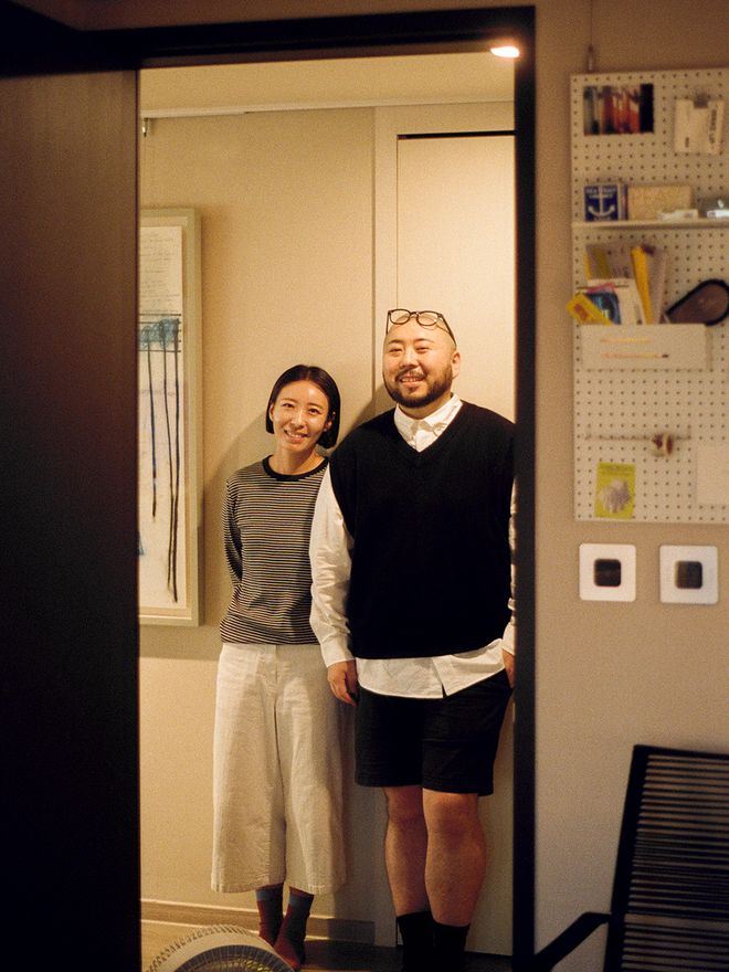 A portrait of Pilwoo and Saerom
