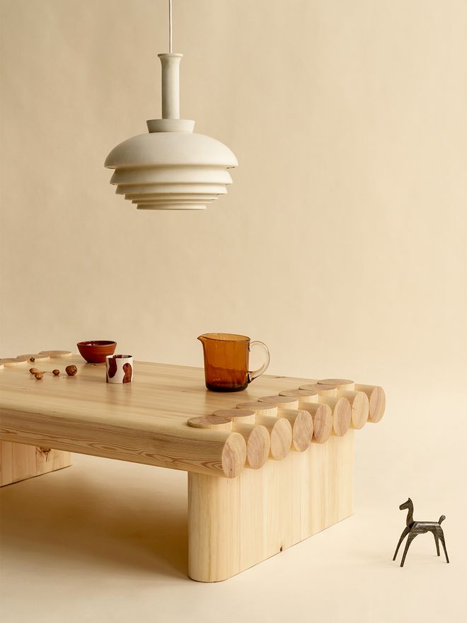 Vaarnii 005 coffee table, pine