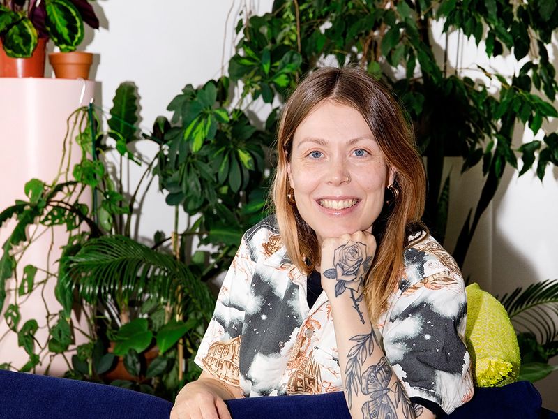 Minni Havaksen Finartelle suunnittelemassa Blending-kokoelmassa värit ja muodot limittyvät, lomittuvat ja sulautuvat toisiinsa