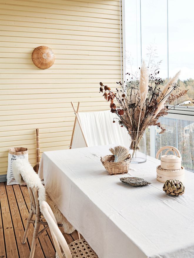 A rural semi-detached close to Helsinki is brimming with hygge and harmony