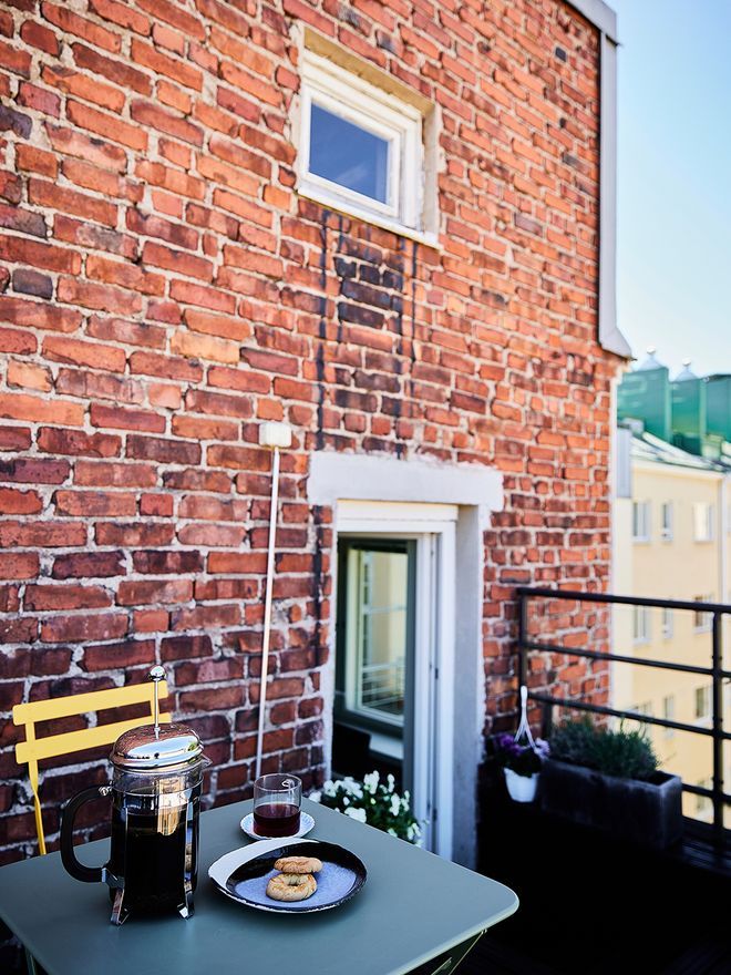 Fermobin Bistro-ulkokalusteet terassilla