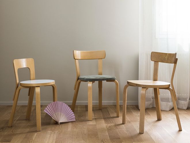 Artek Aalto chair 69, birch