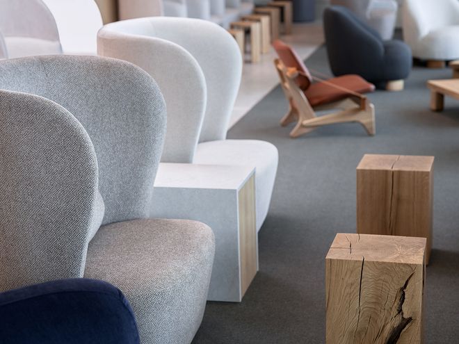 Gubi Stay lounge chairs
