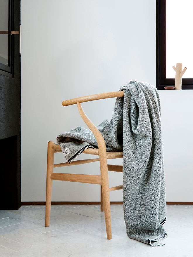 Røros Tweed Picnic throw 200 x 150 cm, natural
