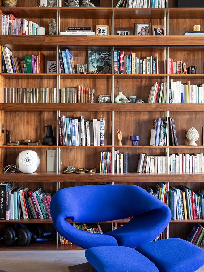 A bookcase