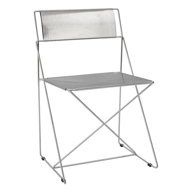 Magnus Olesen X-Line chair, chrome