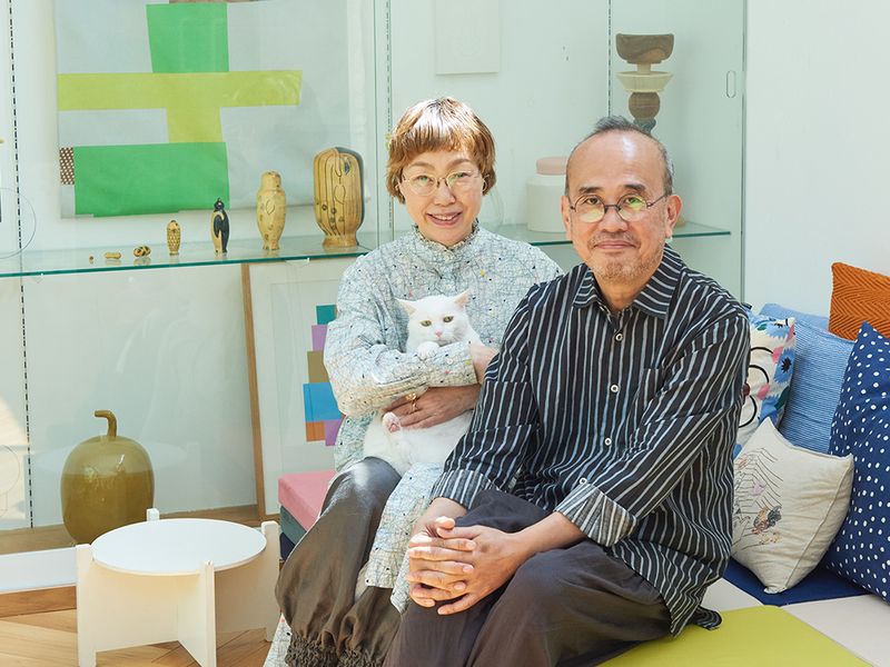 Takashi ja Mana Kobayashin koti Tokiossa on täynnä iloa ja väriä