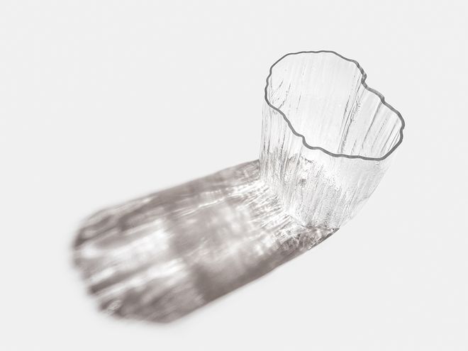 Clear Melt vase