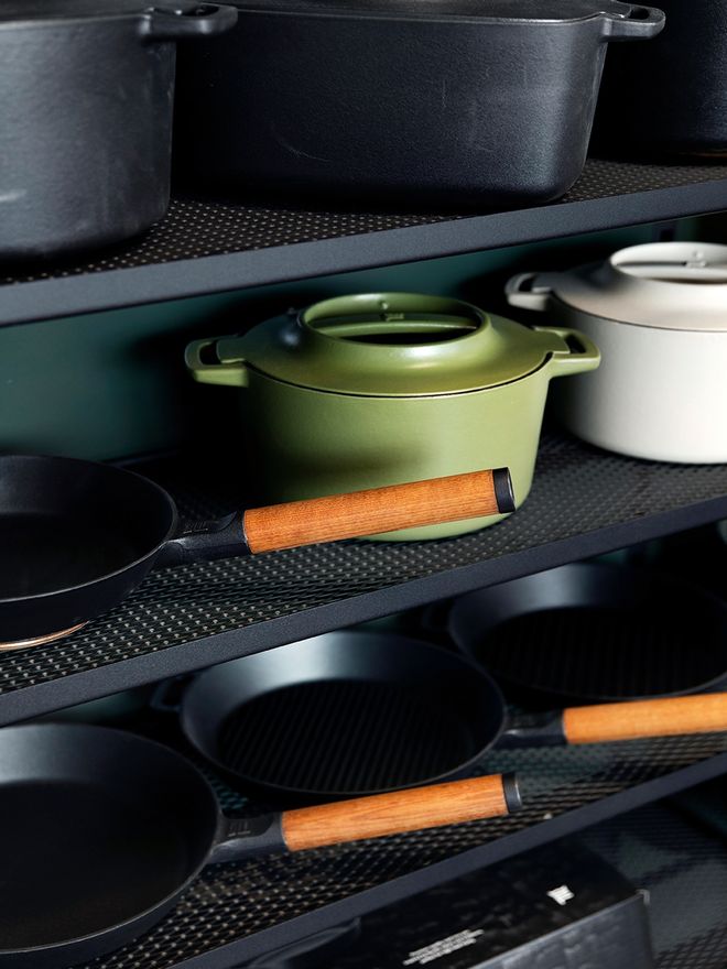 Fiskars Norden cast iron pans and pots