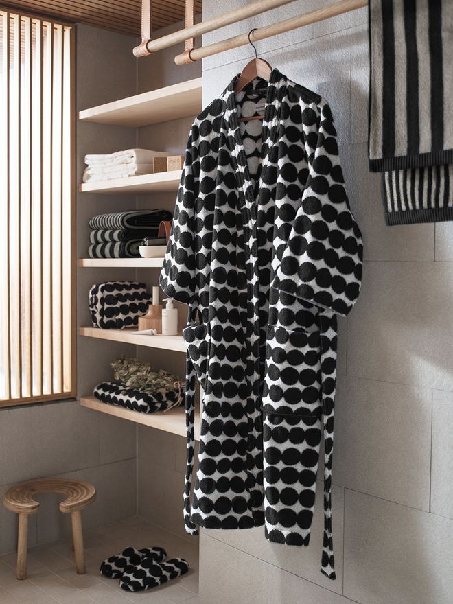 Marimekko Räsymatto bathrobe