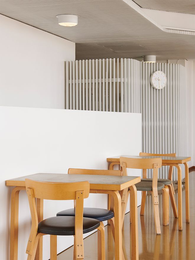 Vintage Artek chairs and tables