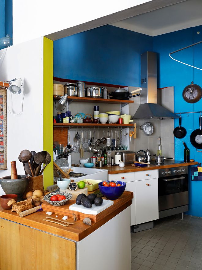 Architect Jouni Kaipia's colorful home in Helsinki