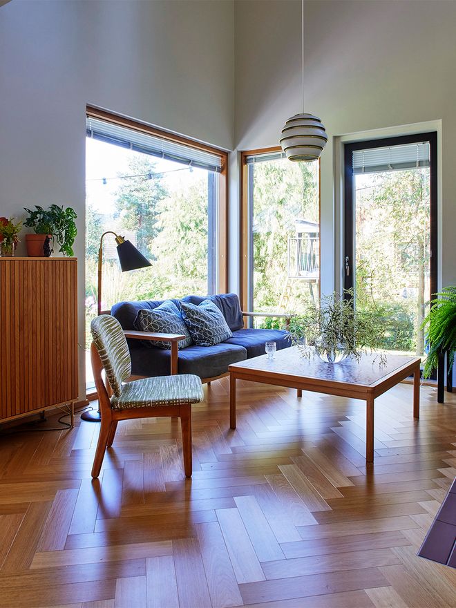 Carpenter Teemu Siniranta's house, living room