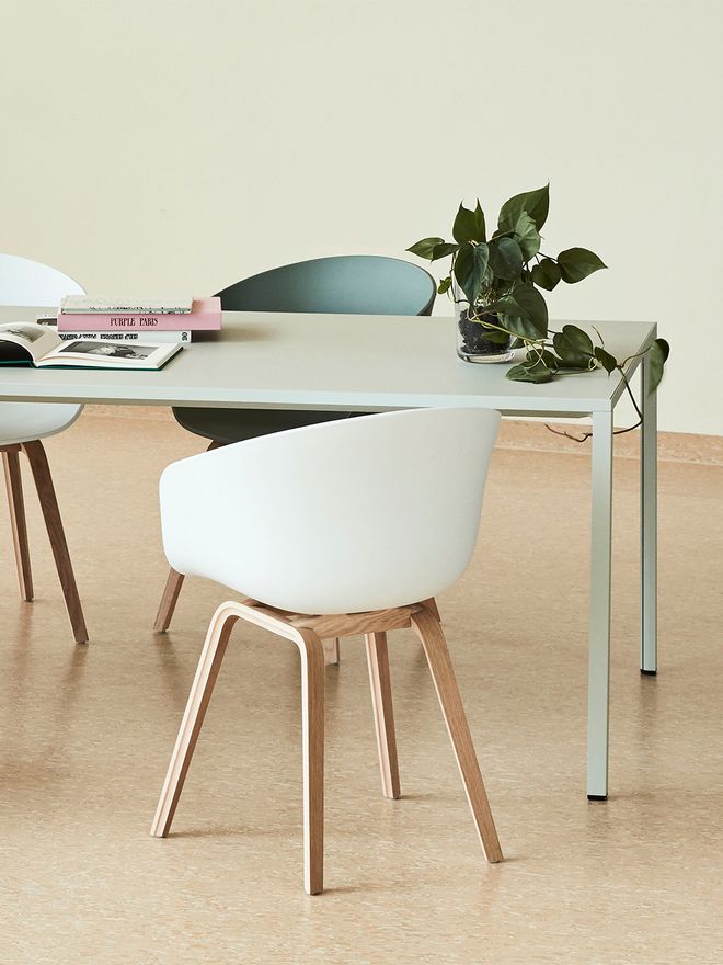 Hay About A Chair AAC22, soaped oak - white