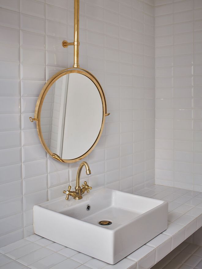 DCW éditions MbE mirror, polished brass
