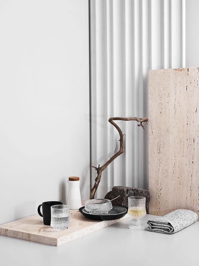 Iittala's Teema tableware and Ultima Thule glasses