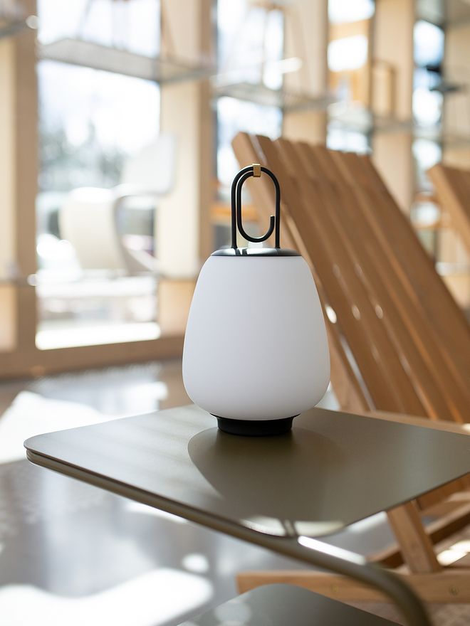 &Tradition Lucca SC51 table lamp, opal - black