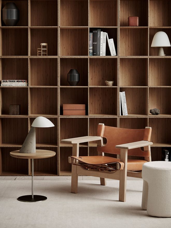 Feredericia's new products in living room decor.