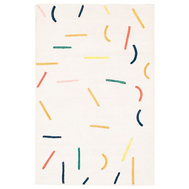A product image of the Visionääri rug by Tomi Leppänen.