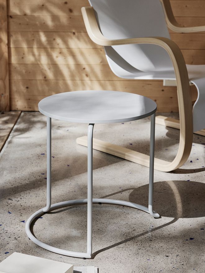 Artek Side Table 606, grey
