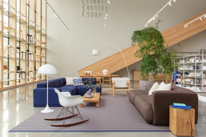 Finnish Design Shop's showroom in autumn 2023