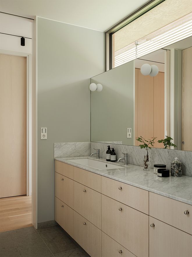 An image of Villa MSV, a private home located in Sweden. The image features the WC and its details.