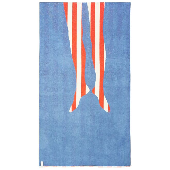 ZigZagZurich Legs XL towel, 100 x 180 cm, multicolour