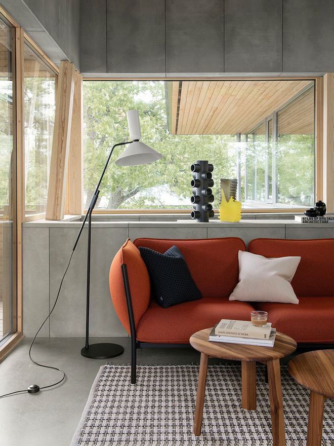 Hem's products in living room decor.