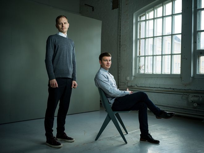 Antti Rouhunkoski and Timo Mikkonen of Poiat