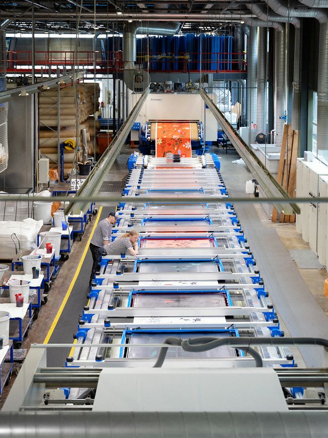 Marimekko printing factory in Helsinki