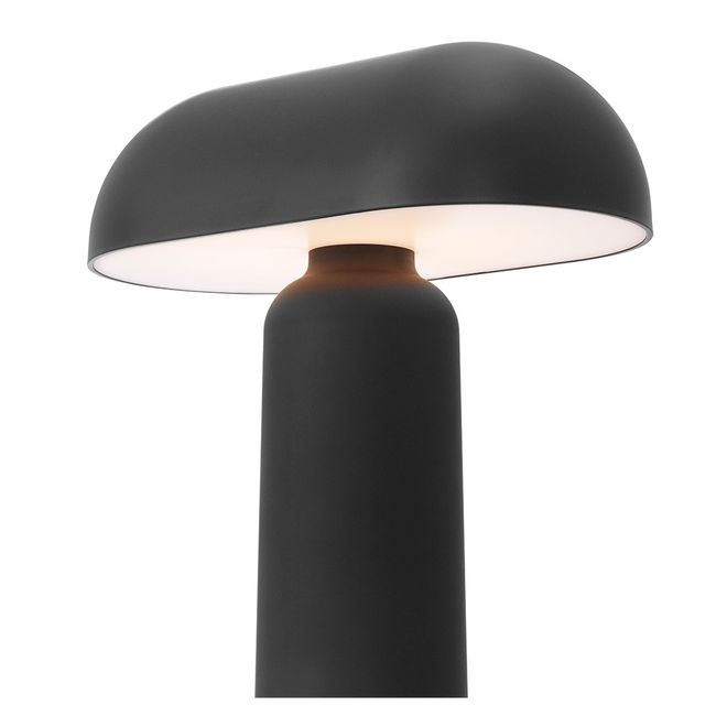 Porta table lamp in black
