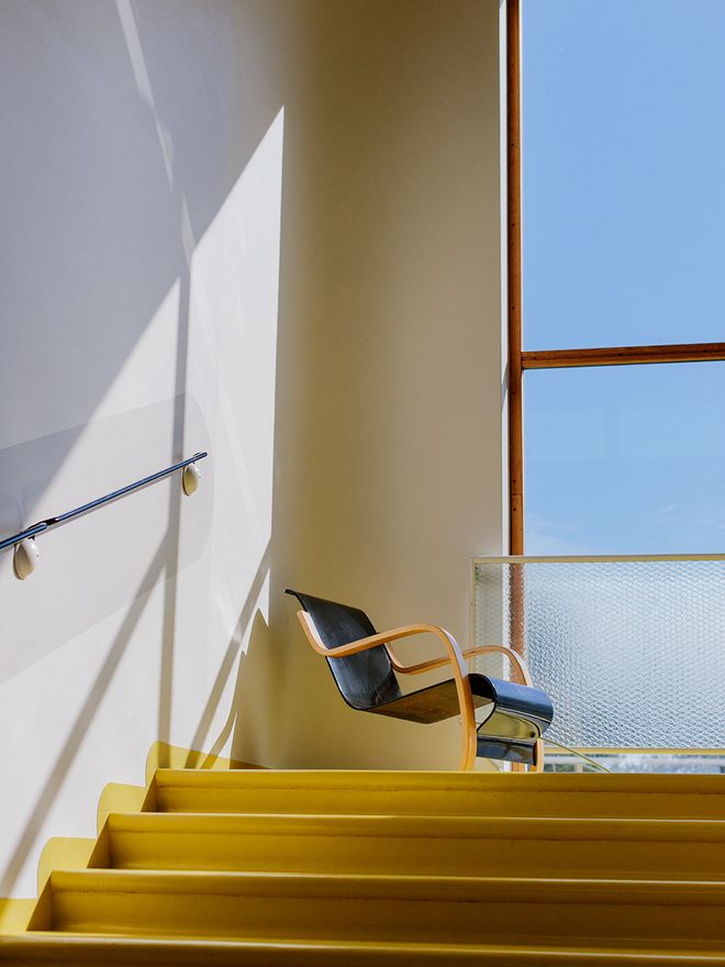 The Paimio chair by Alvar Aalto