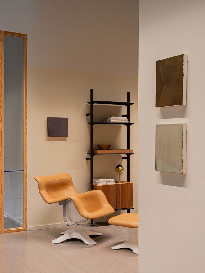 Onni Alanko’s paintings at the Finnish Design Shop summer exhibition