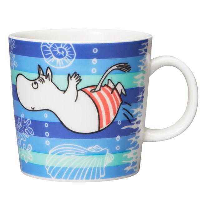Dive with seashells Moomin mug on Franckly