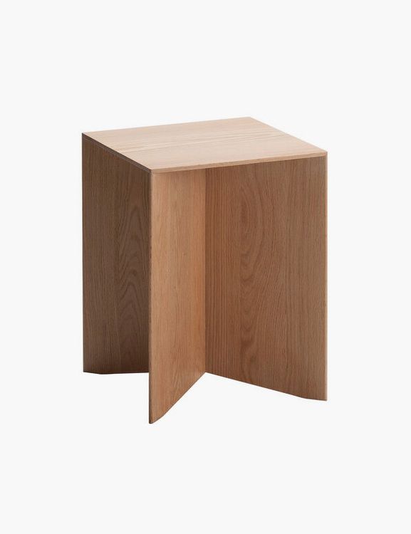 Paperwood side table, oak