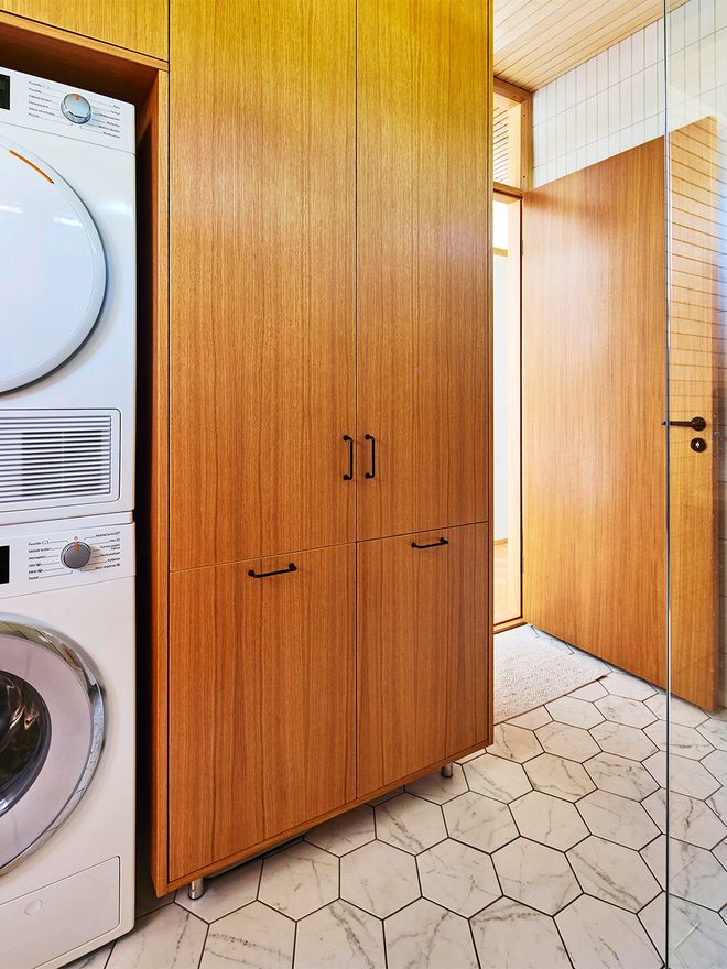 Carpenter Teemu Siniranta's house, laundry room