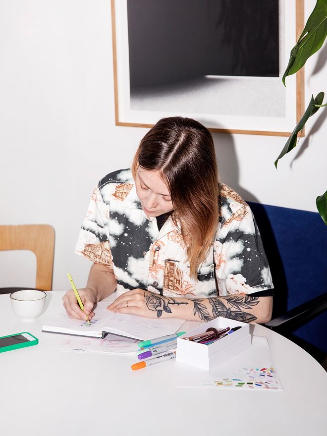 Finnish illustrator and textile designer Minni Havas