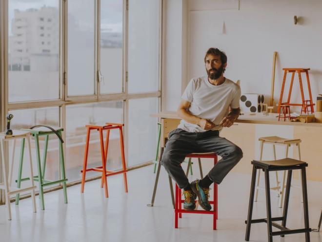 Marc Morro and Taburete 8 stools