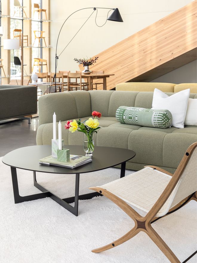 HAY  Quilton 3-seater sofa, beige Coda 222