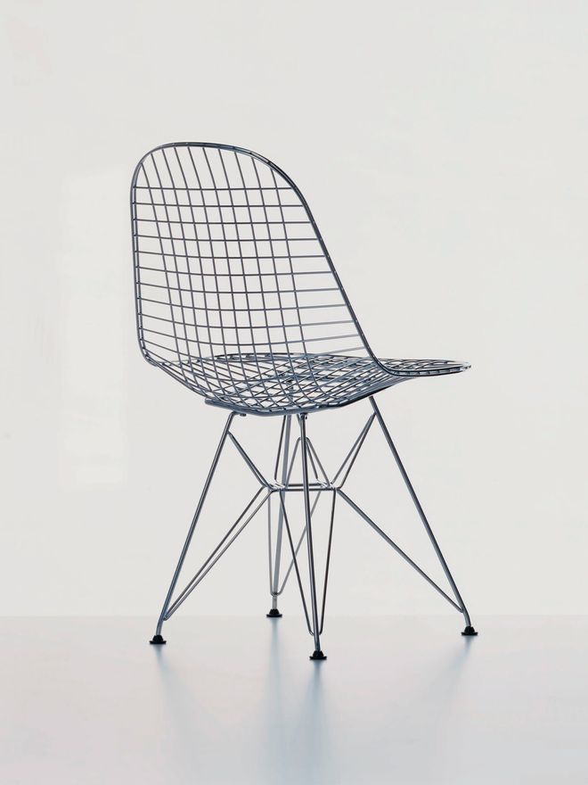  Vitra Wire Chair DKR, chrome