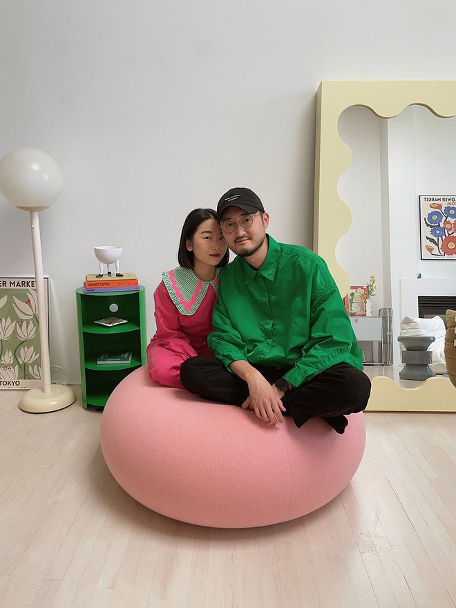 Hem boa pouf