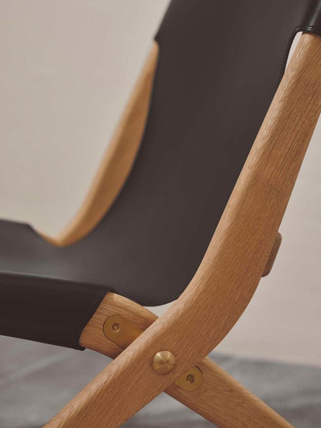 Details of ByLassen's Saxe chair
