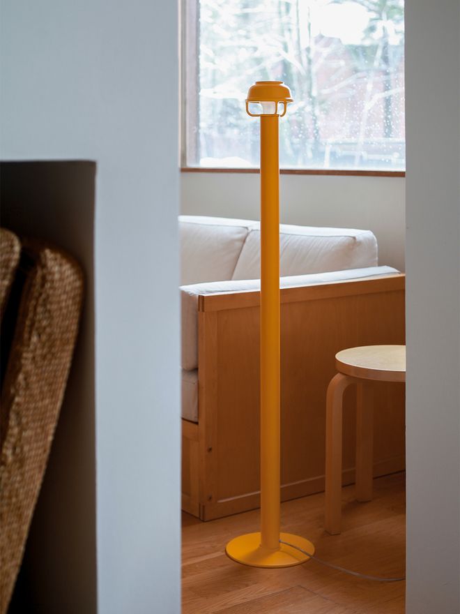 Artek Kori floor lamp, orange