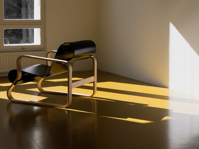 Artek Aalto Armchair 41 "Paimio", black