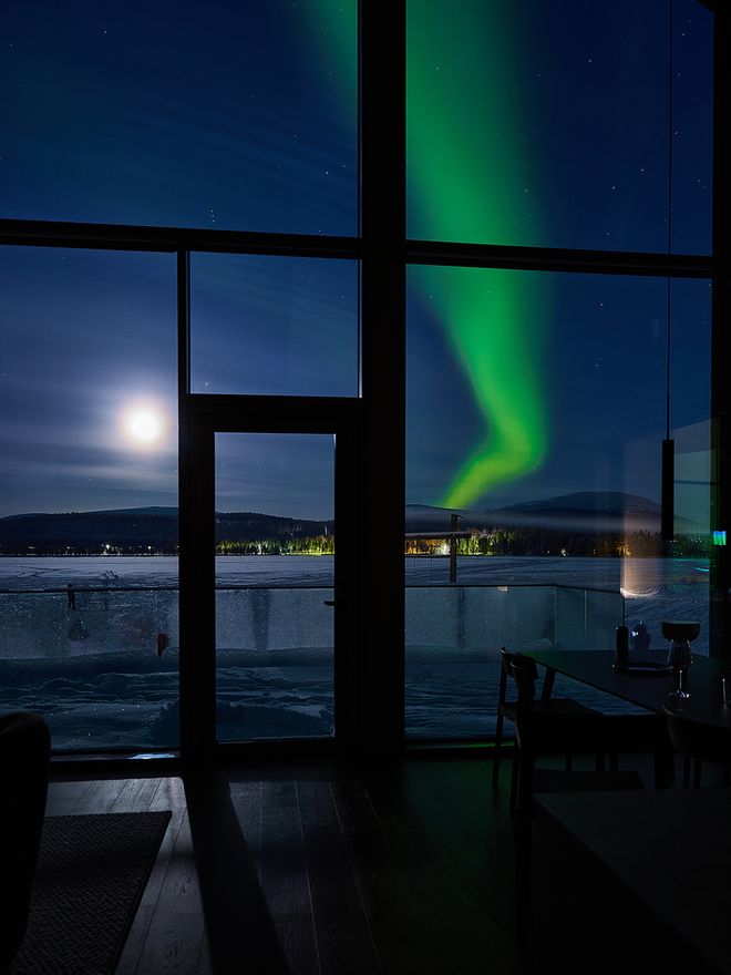 An image featuring a villa in Finnish Lapland called the House of Northern Lights.