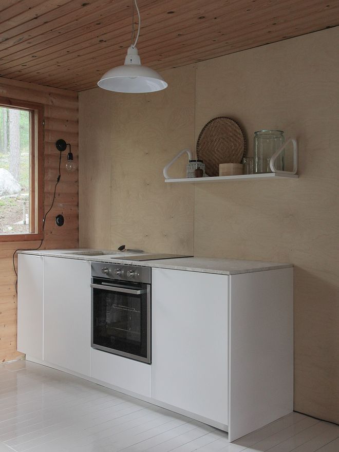 Kitchen at Minna Jones' summer house