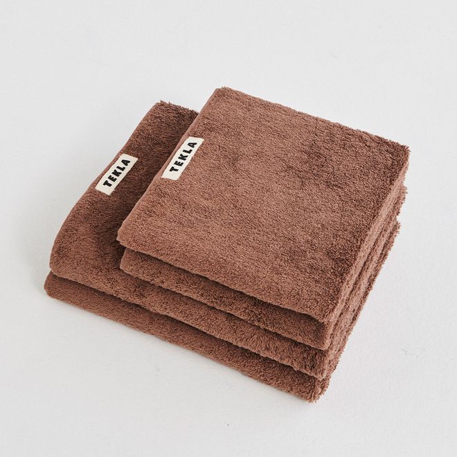 Tekla Bath sheet, kodiak brown