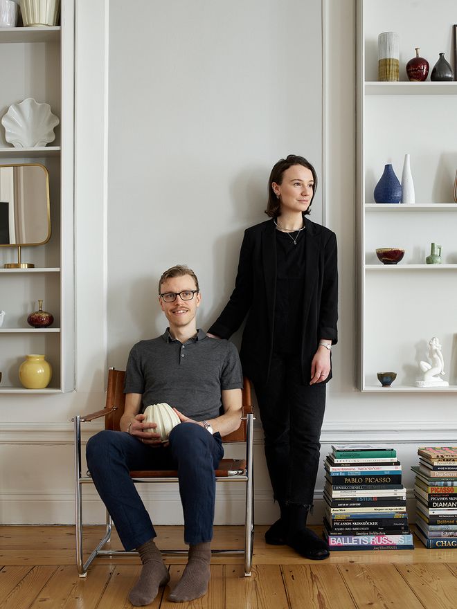 Sigfrid Billgren with his partner Anna